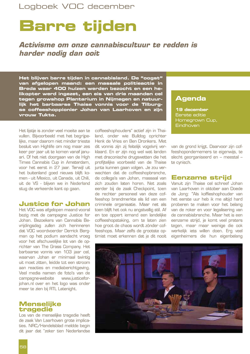 Barre tijden (Highlife, december) Barre tijden (Highlife, december)